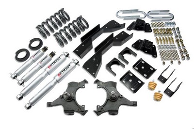 Belltech 782 Lowering Kit, 92-99 GM Suburban  2WD  Fits Select 1992 1999 Chevrolet Suburban C1500 1992 1999 Gmc Suburban C1500